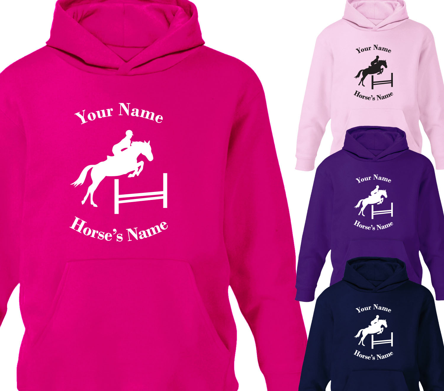 Personalised equestrian hoodies new arrivals