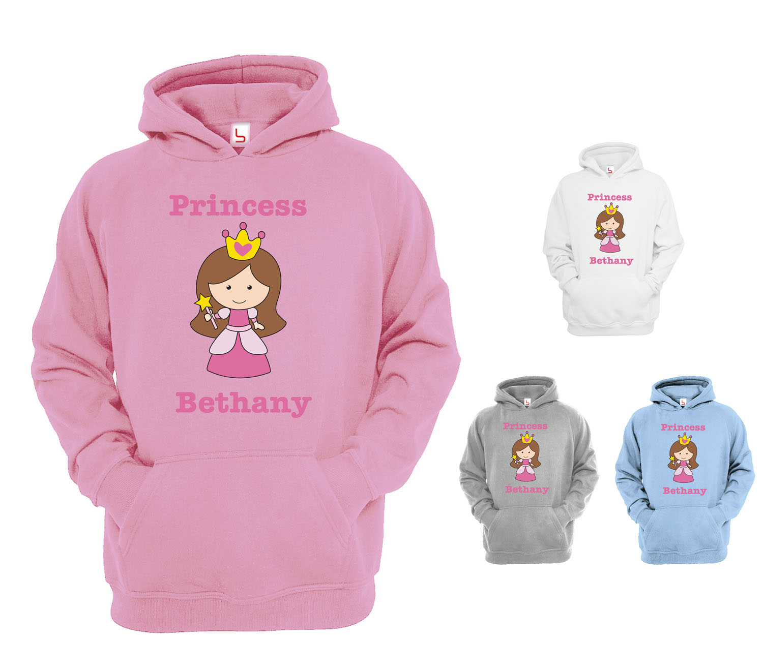 girls personalised hoodie