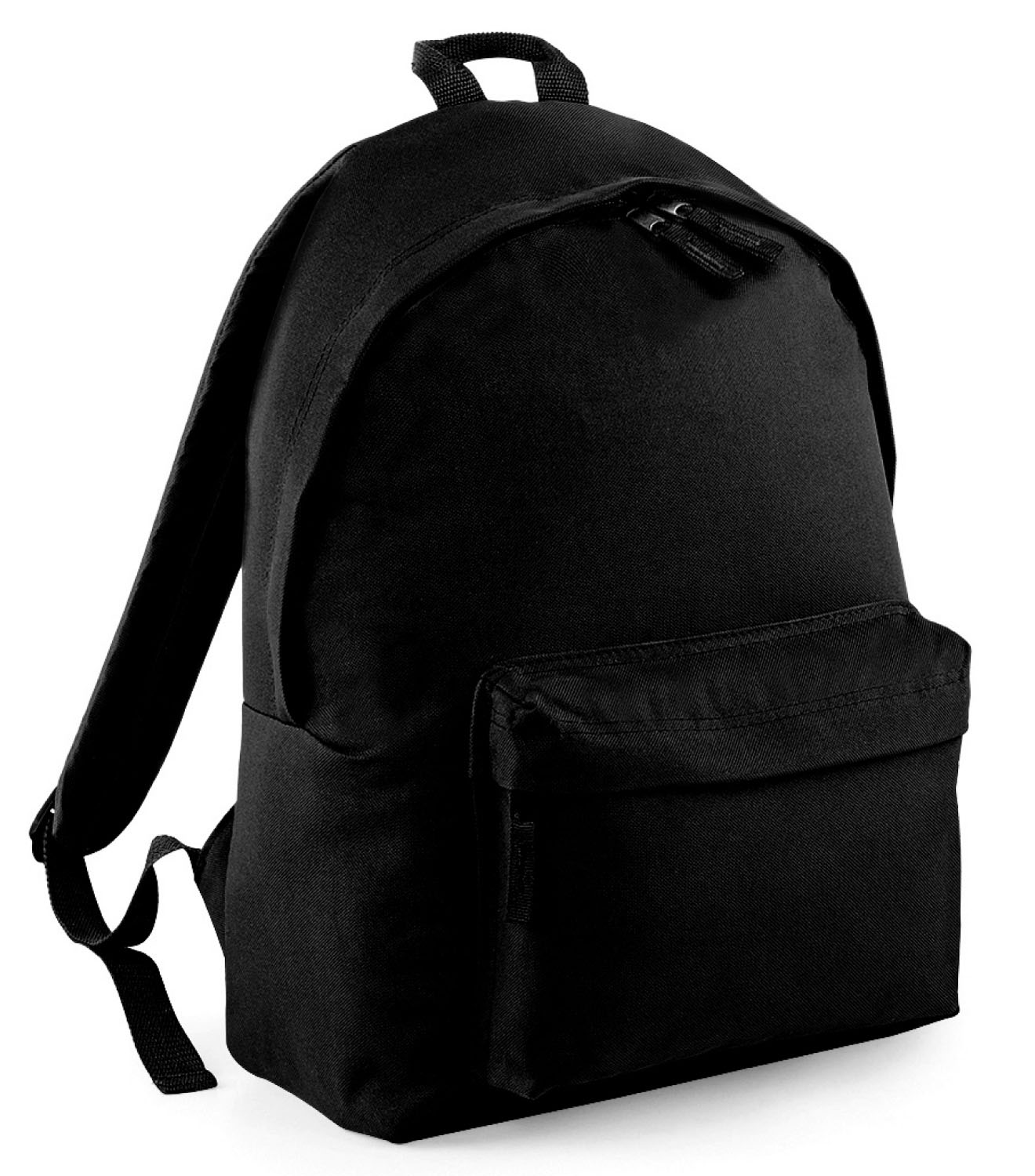 plain black rucksack